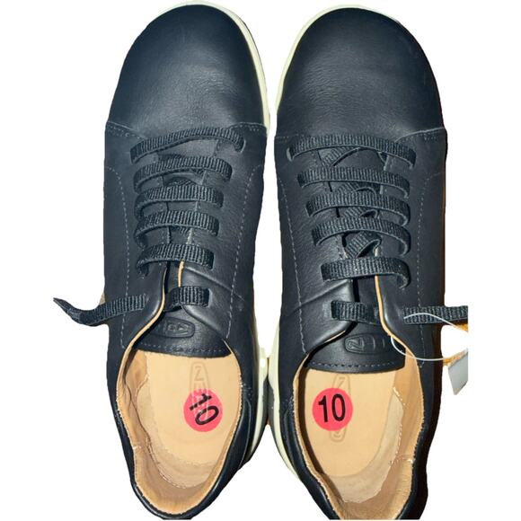 NWT KEEN Men’s Black Star White KNX Lace Up Leather Oxford Sneakers Size 10M main image 8